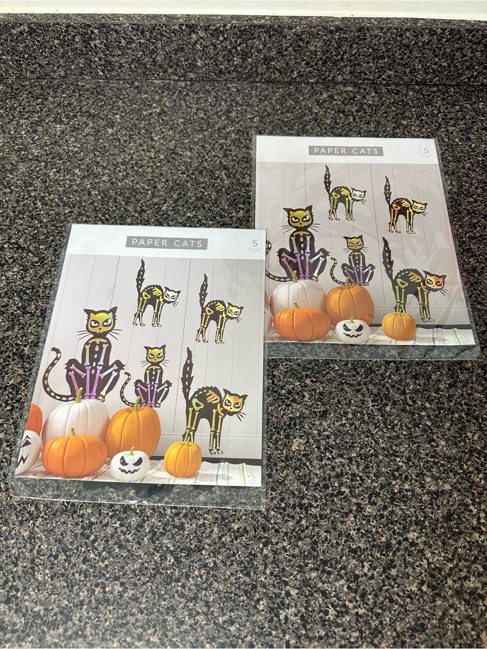 Halloween Paper Cat Decor